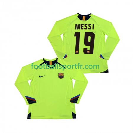 Tenue FC Barcelone Lionel Messi 19 2006 Retro Exterieur 2005 Maillot de Foot ML